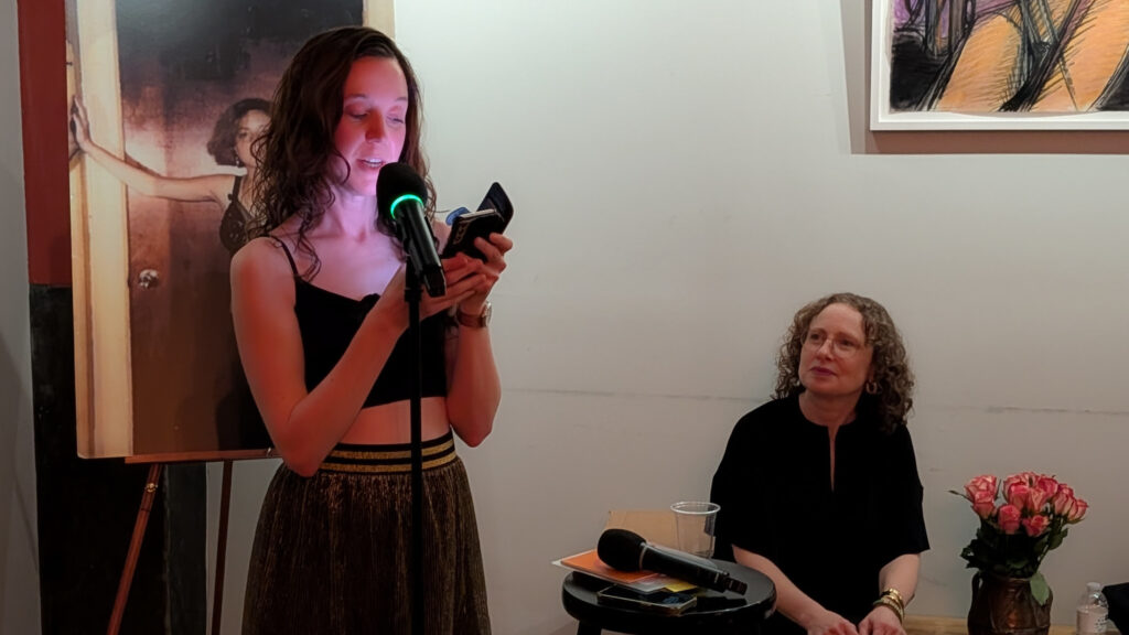 Special guest Amy McAllister performing poetry