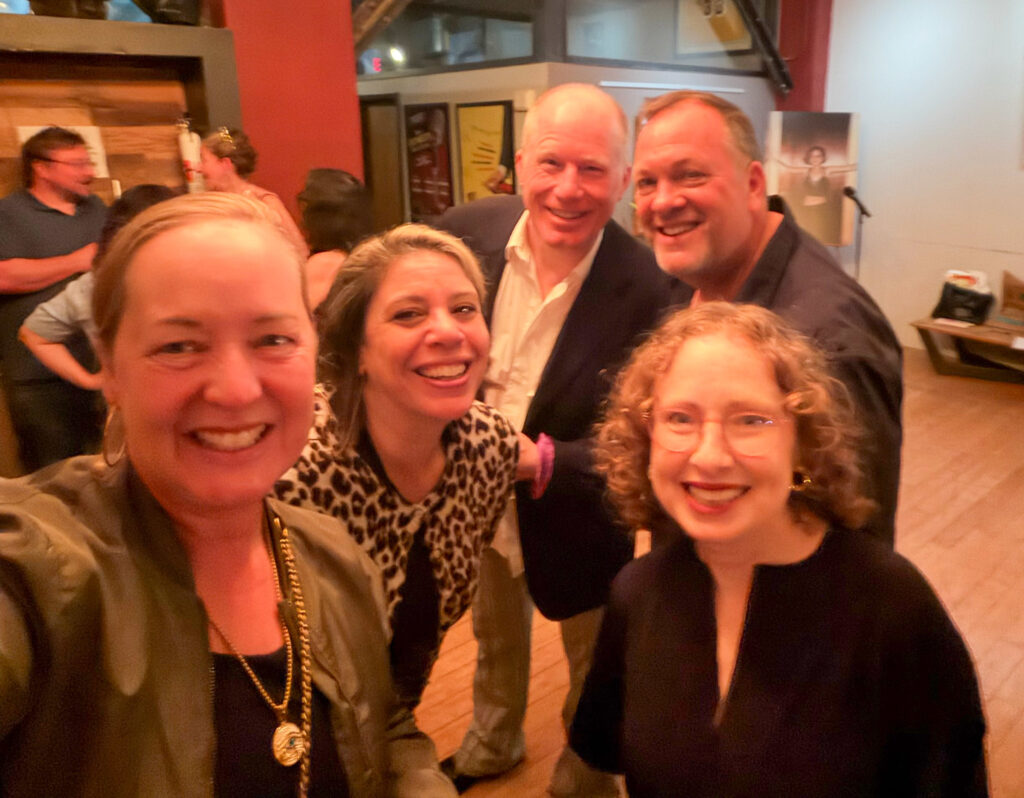 Picture of Janice and guests at the GB20 party