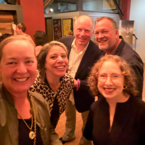 Picture of Janice and guests at the GB20 party